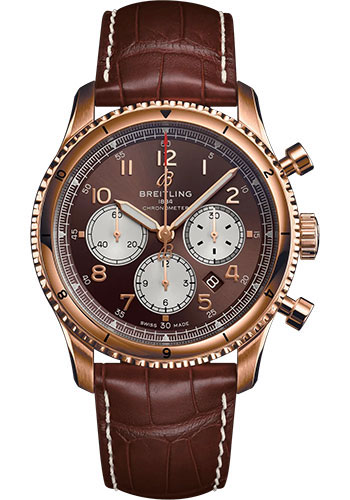 Breitling Aviator 8 Chronograph Automatic Brown Dial Men's Watch RB0119131Q1P2