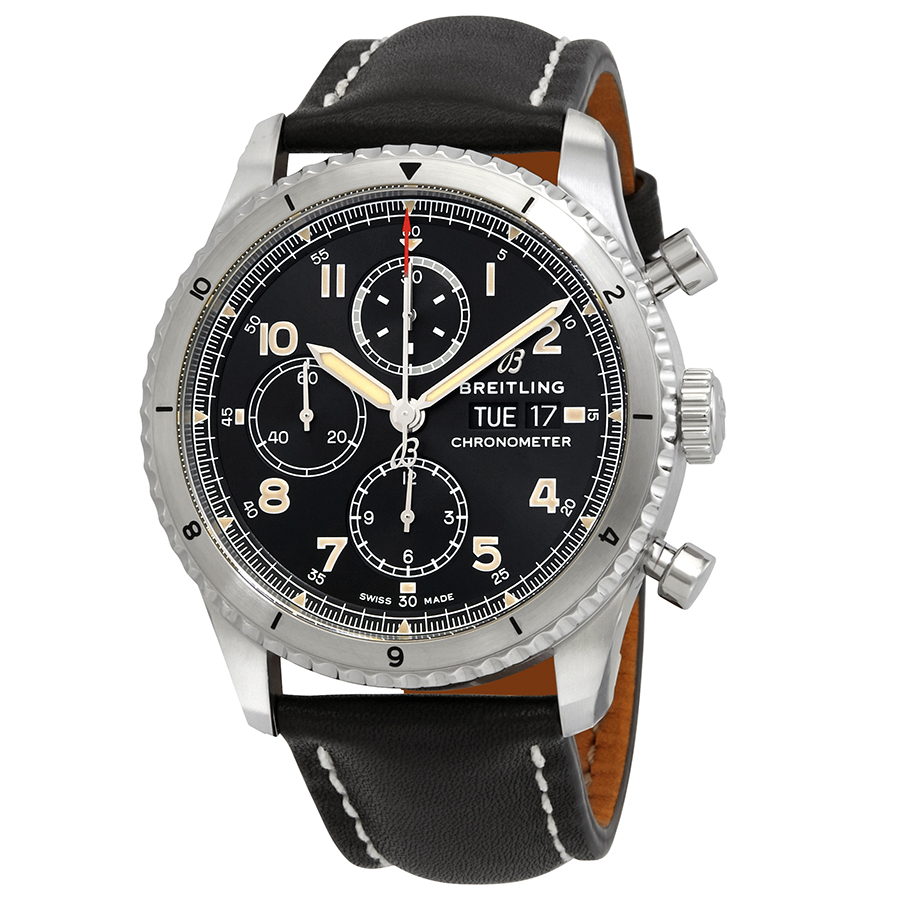 Breitling Aviator 8 Chronograph Automatic Chronometer Black Dial Men's Watch A13316101B1X1