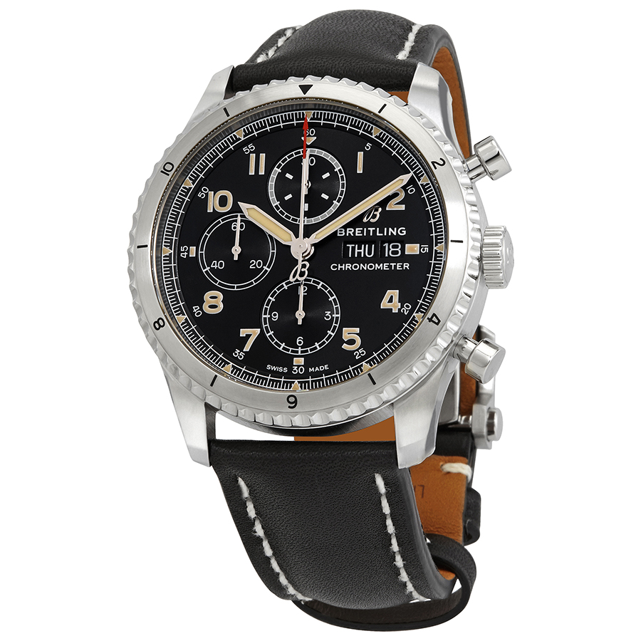 Breitling Aviator 8 Chronograph Automatic Chronometer Black Dial Men's Watch A13316101B1X2