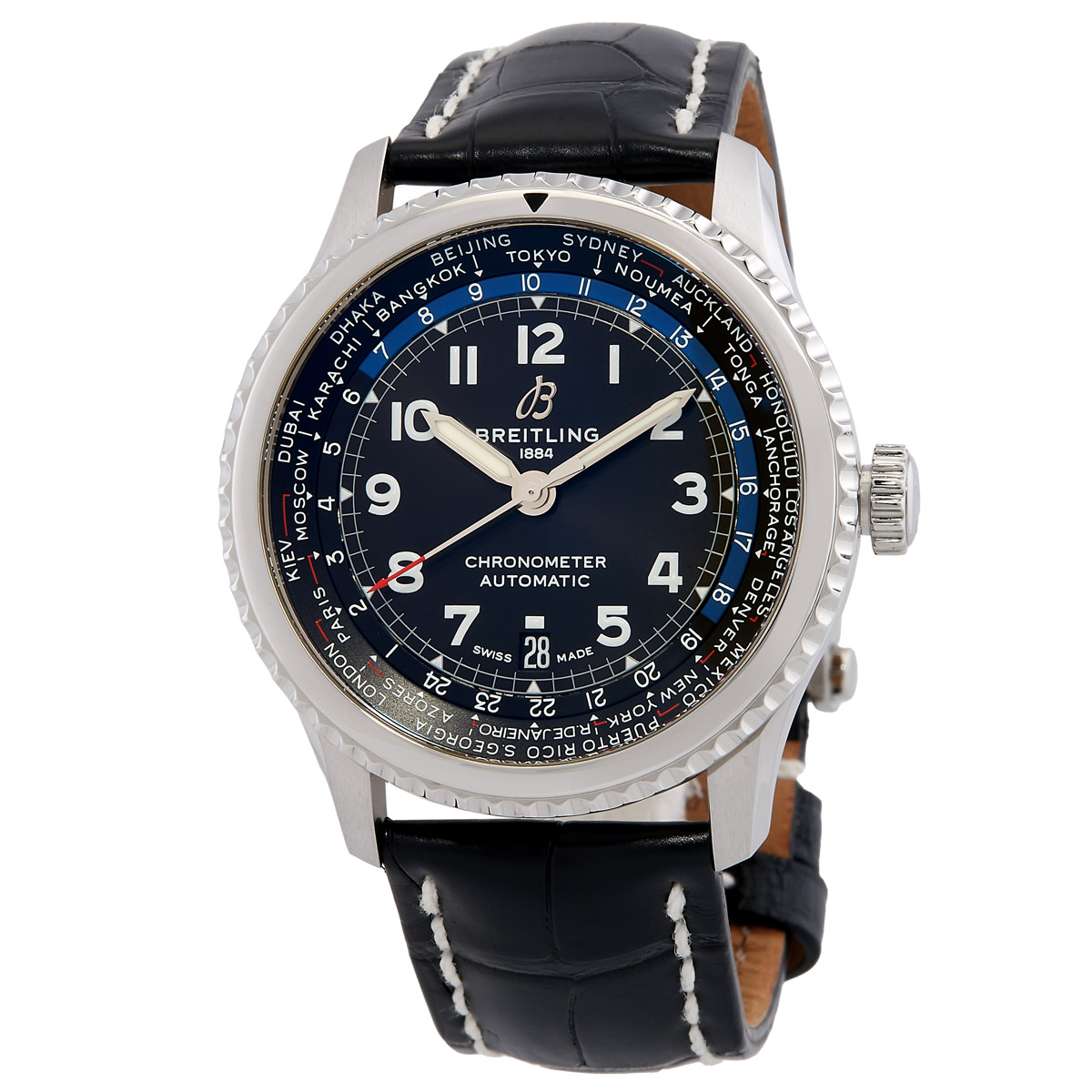 Breitling Aviator 8 - Navitimer 8 Automatic Chronometer Black Dial Men's Watch AB3521U41B1P2