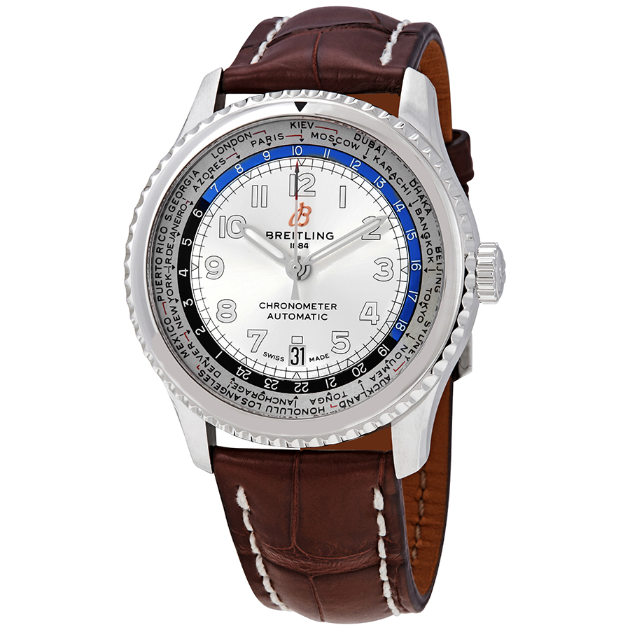 Breitling Aviator 8 - Navitimer 8 Automatic Chronometer Silver Dial Men's Watch AB3521U01G1P3