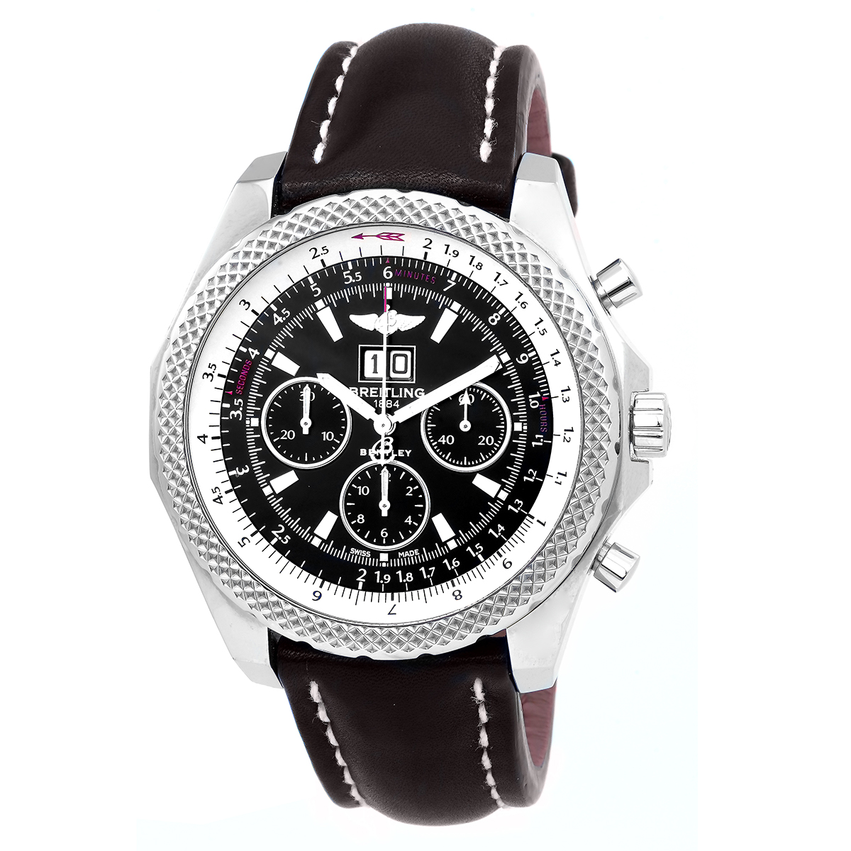 Breitling Bentley Chronograph Automatic Black Dial Men's Watch A4436412/B959.761P.A20D.1