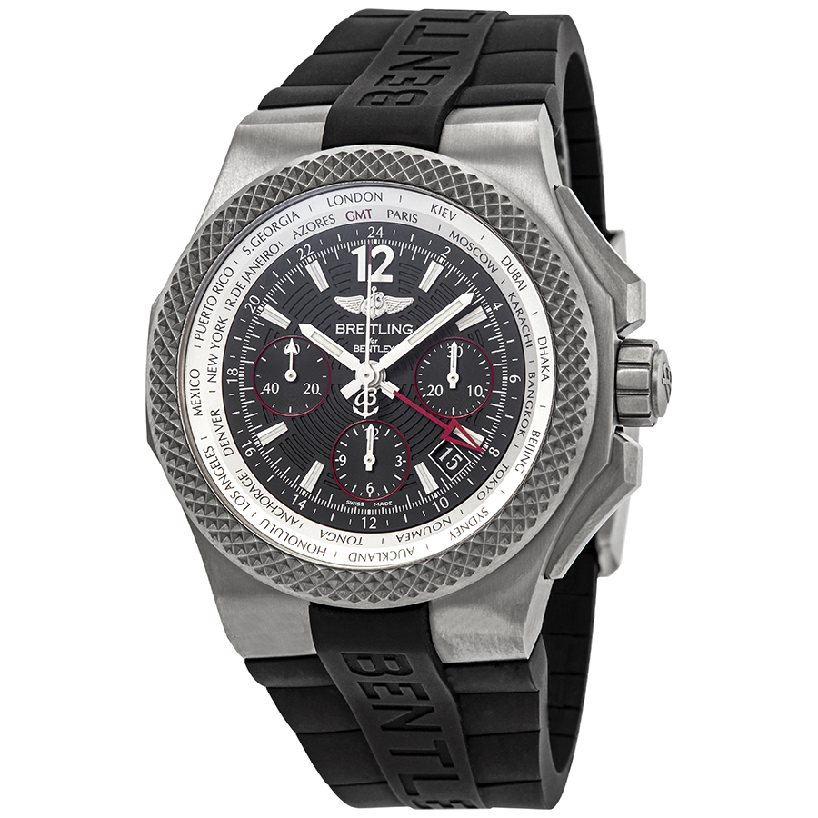 Breitling Bentley GMT Automatic Black Dial Men's Watch EB043335/BD78-232S