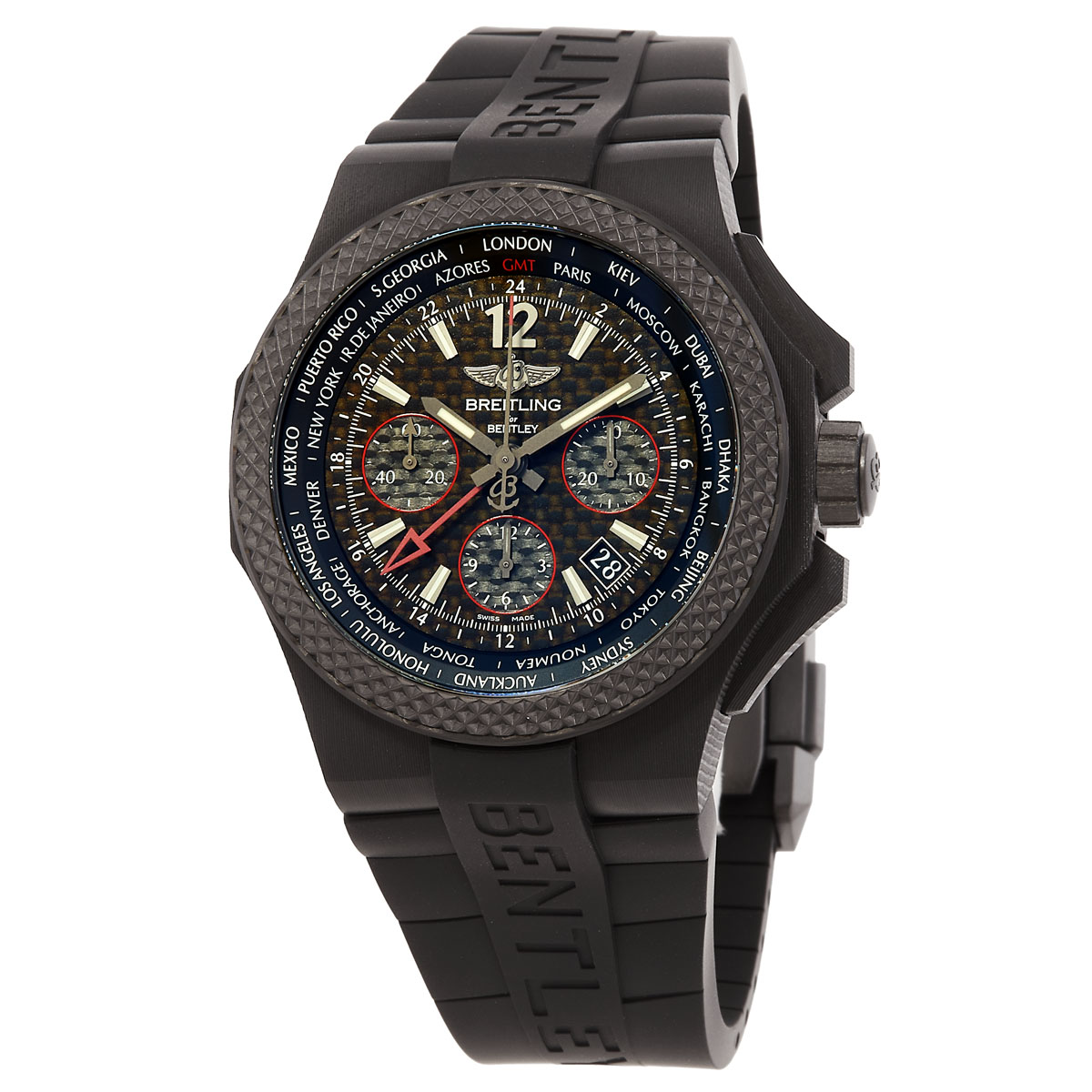 Breitling Bentley GMT B04 Automatic Black Dial Men's Watch NB0434E5/BE94