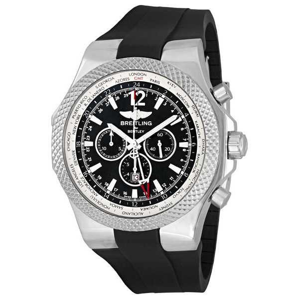 Breitling Bentley GMT Black Dial Men's Watch A4736212-B919BKRD