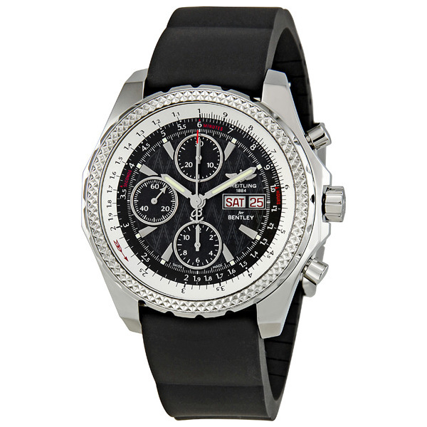 Breitling Bentley Gt Black Dial Chronograph Automatic Men's Watch A1336212-b960bkrd