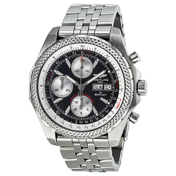 Breitling Bentley GT Racing Chronograph Steel Black Men's Watch ...