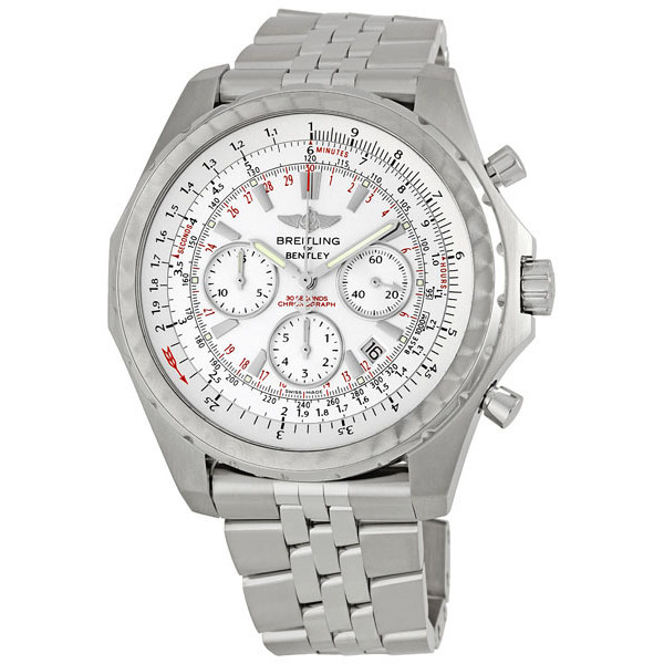 Breitling Bentley Motors T Silver Dial Men's Watch A2536313-G675SS