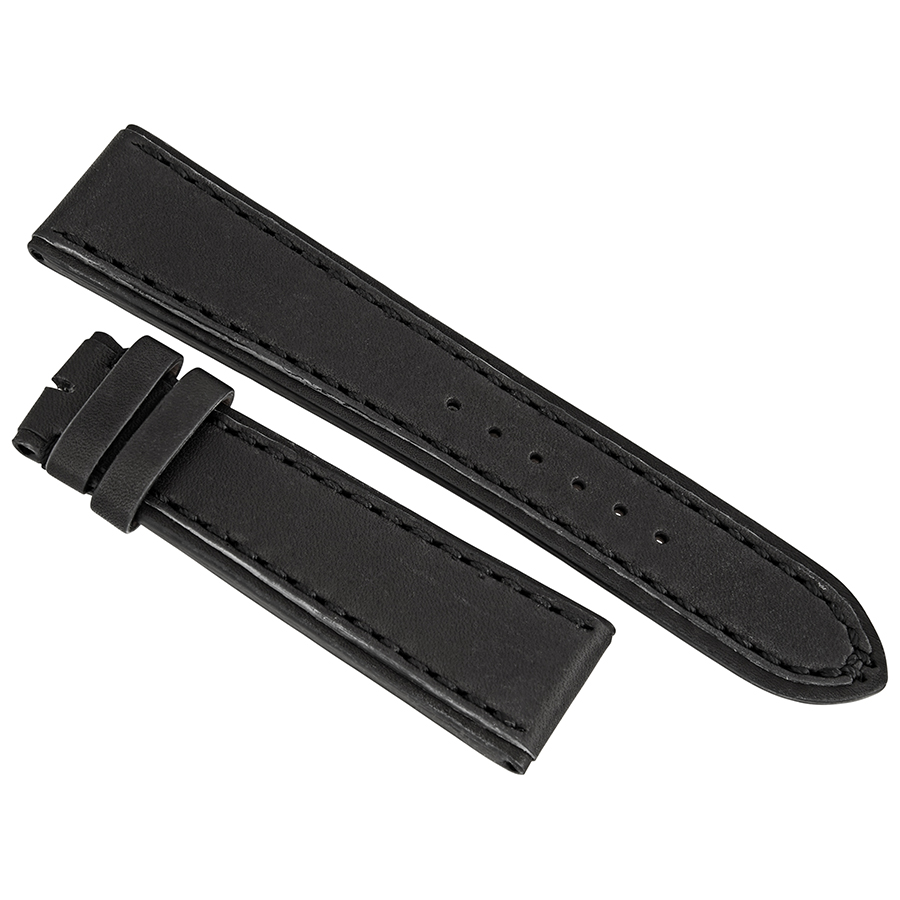 Breitling Black Leather Strap 24-20mm 478X