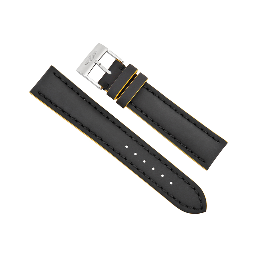 yellow breitling strap