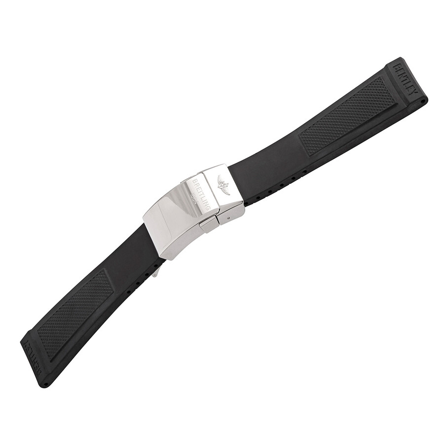 新品 ブライトリング 537X ブラックドラッカー 時計ベルト 20mm BREITLING - 本物 極上品 ブライトリング 純正品 22-20 ラバー