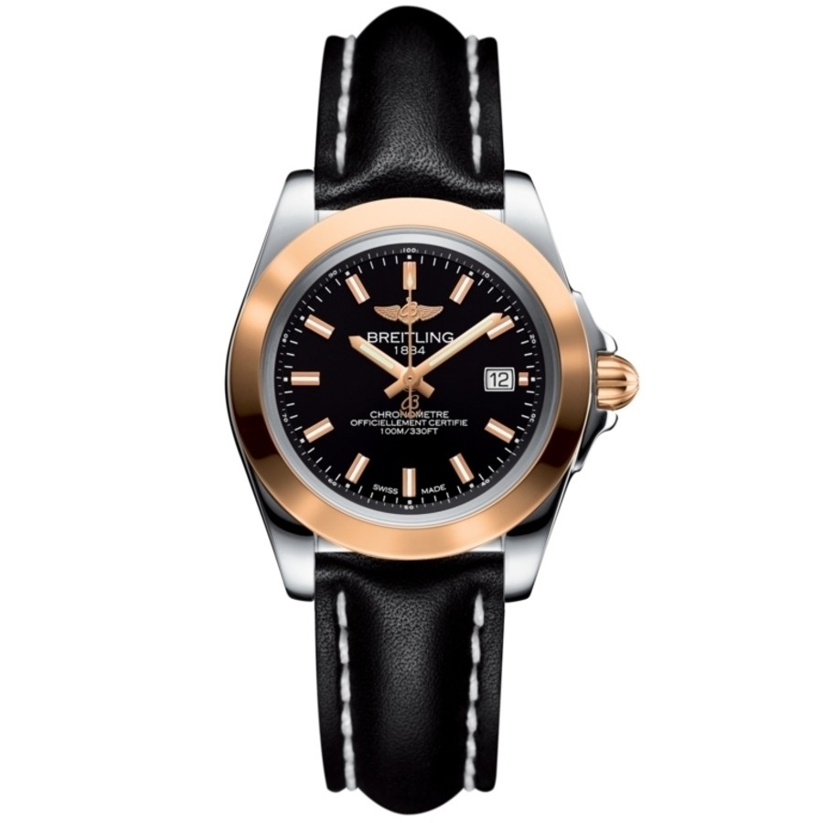 Breitling Galactic 32 Quartz Chronometer Black Dial Ladies Watch -132Z C7133012/BF65