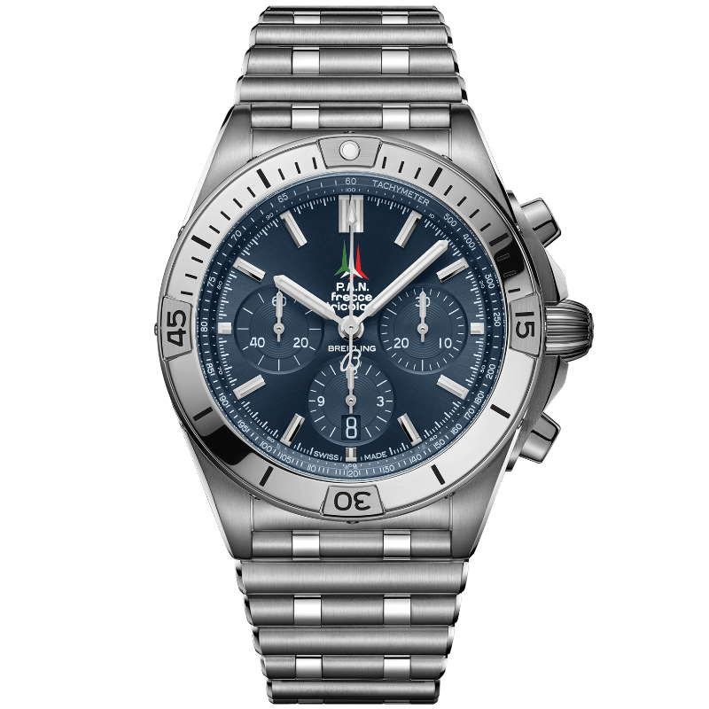 Breitling Chronograph Automatic Blue Dial Watch AB01344A1C1A1
