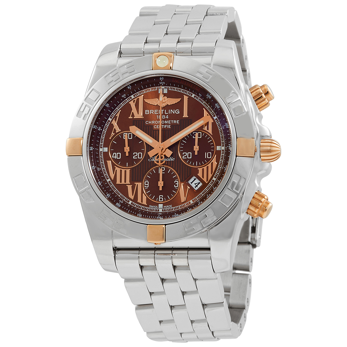 Chronograph Automatic Brown Dial Men's Watch