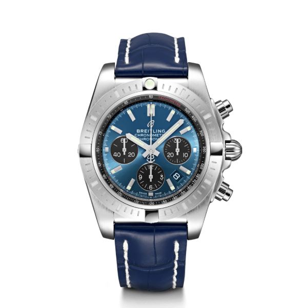 Breitling Chronograph Automatic Chronomat Blue Dial Men's Watch AB0115101C1P3