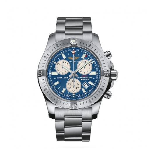 Breitling Chronograph Quartz Blue Dial Men's Watch A73388111C1A1