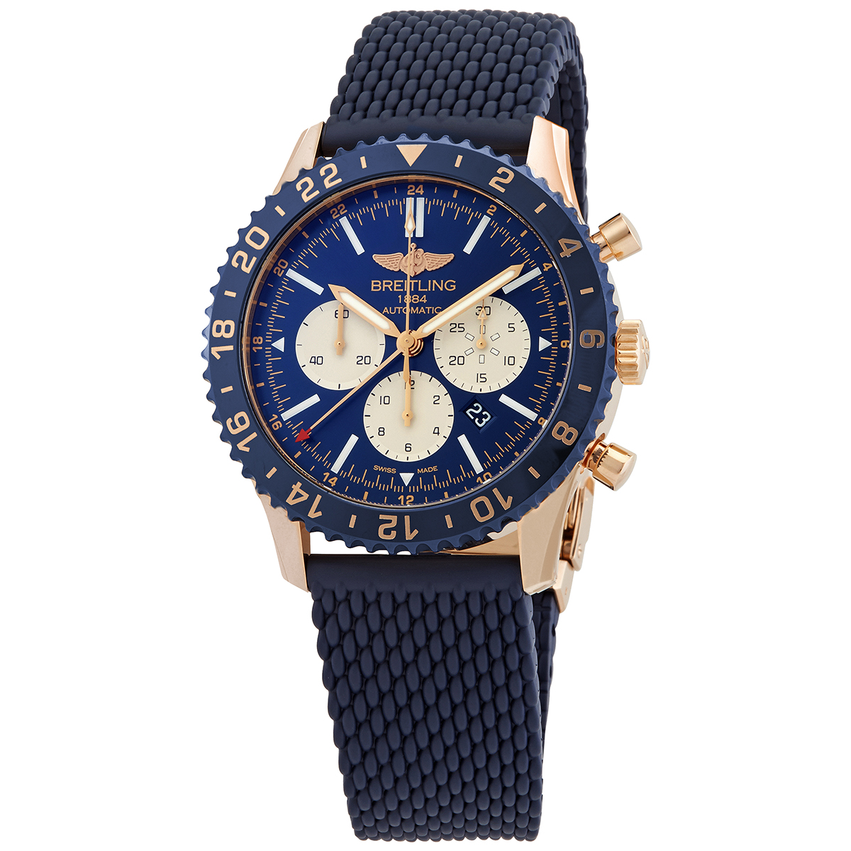 Breitling Chronoliner Automatic Blue Dial Men's Watch RB046116/C972/276S/R20D.3