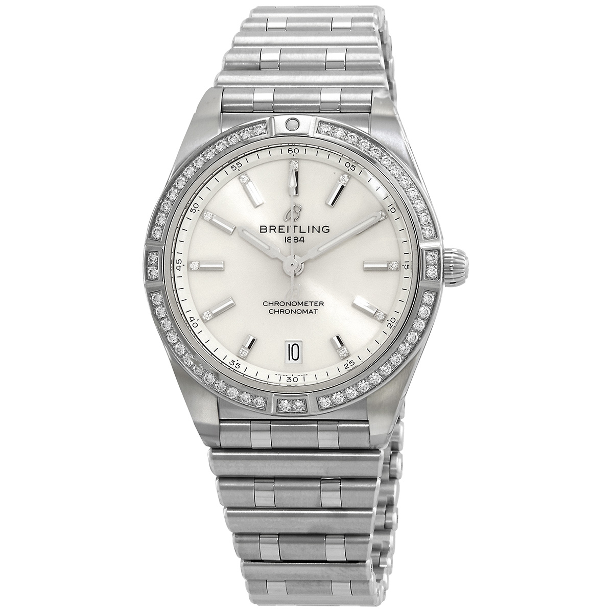 Chronomat 36 Automatic Diamond White Dial Ladies Watch