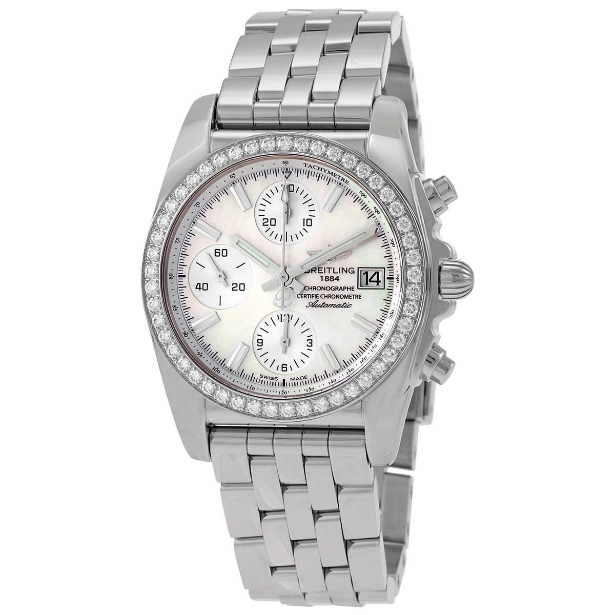 Breitling Chronomat 38 Automatic Diamond Ladies Watch A1331053/A774
