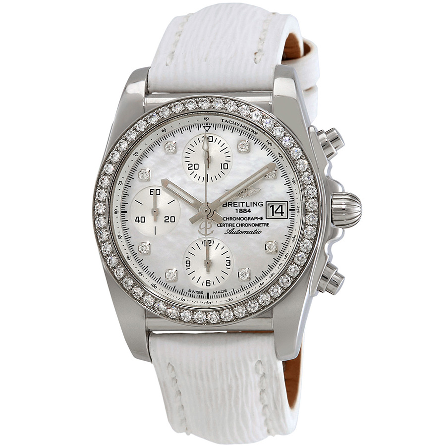 Breitling Chronomat 38 Chronograph Automatic Diamond Ladies Watch A1331053-A776-237XS