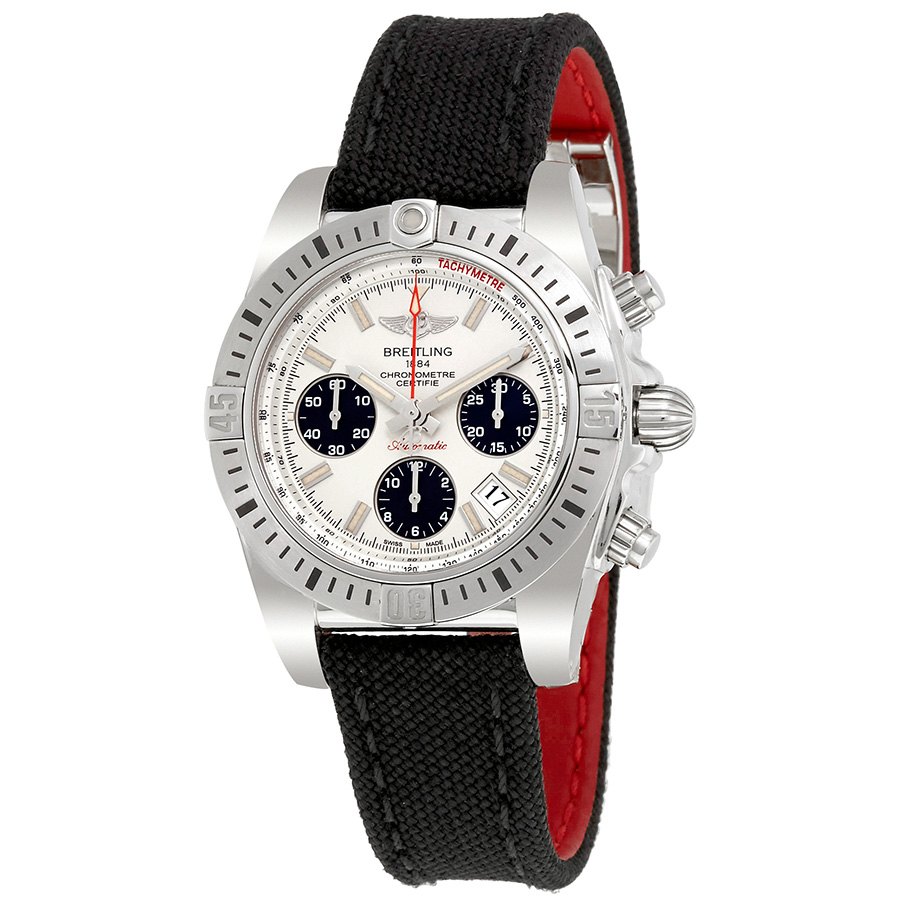 Breitling Chronomat 41 Airborne Silver Dial Men's Watch AB01442J/G787BKFD