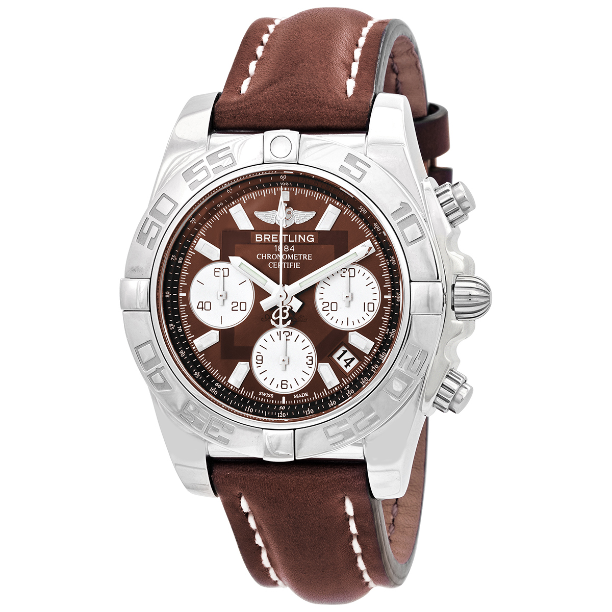 Chronomat 41 Chronograph Automatic Brown Dial Men's Watch