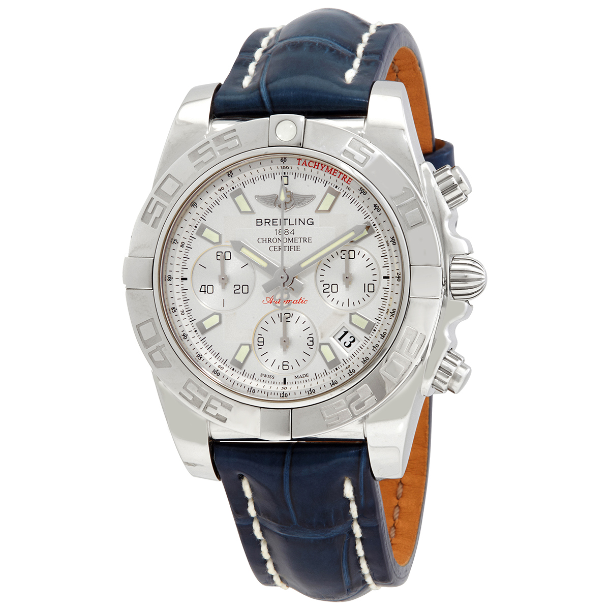 Chronomat 41 Chronograph Automatic Silver Dial Men's Watch