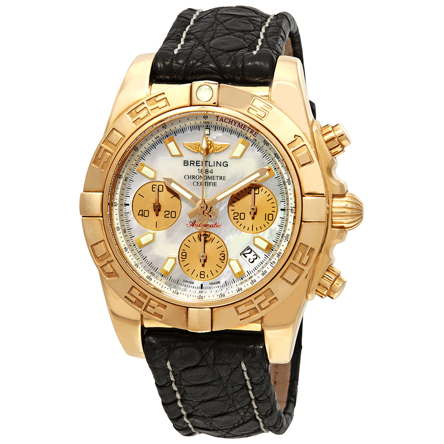 Breitling Chronomat 41 Mother of Pearl Dial Automatic Men's Watch HB014012/A722BKCT