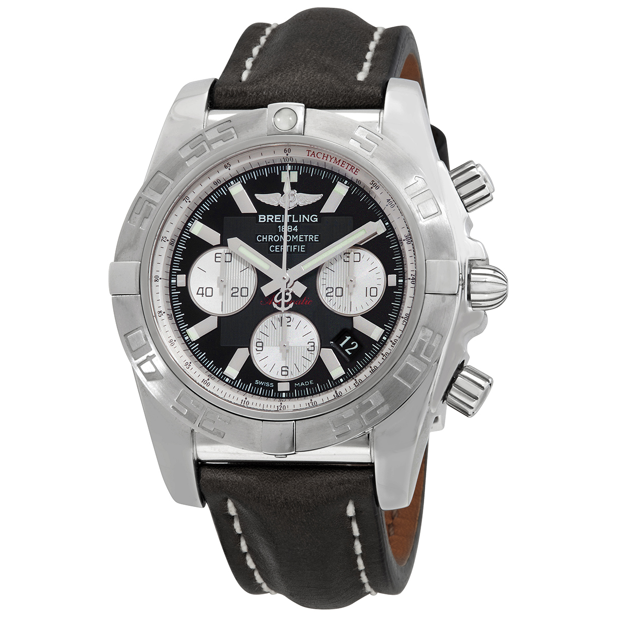 Chronomat 44 Chronograph Automatic Black Dial Men's Watch