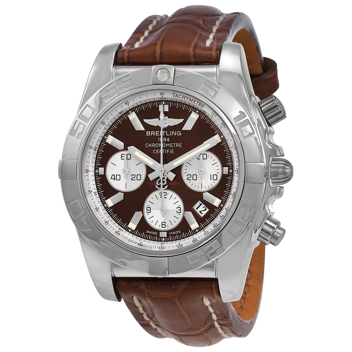 Chronomat 44 Chronograph Automatic Brown Dial Men's Watch