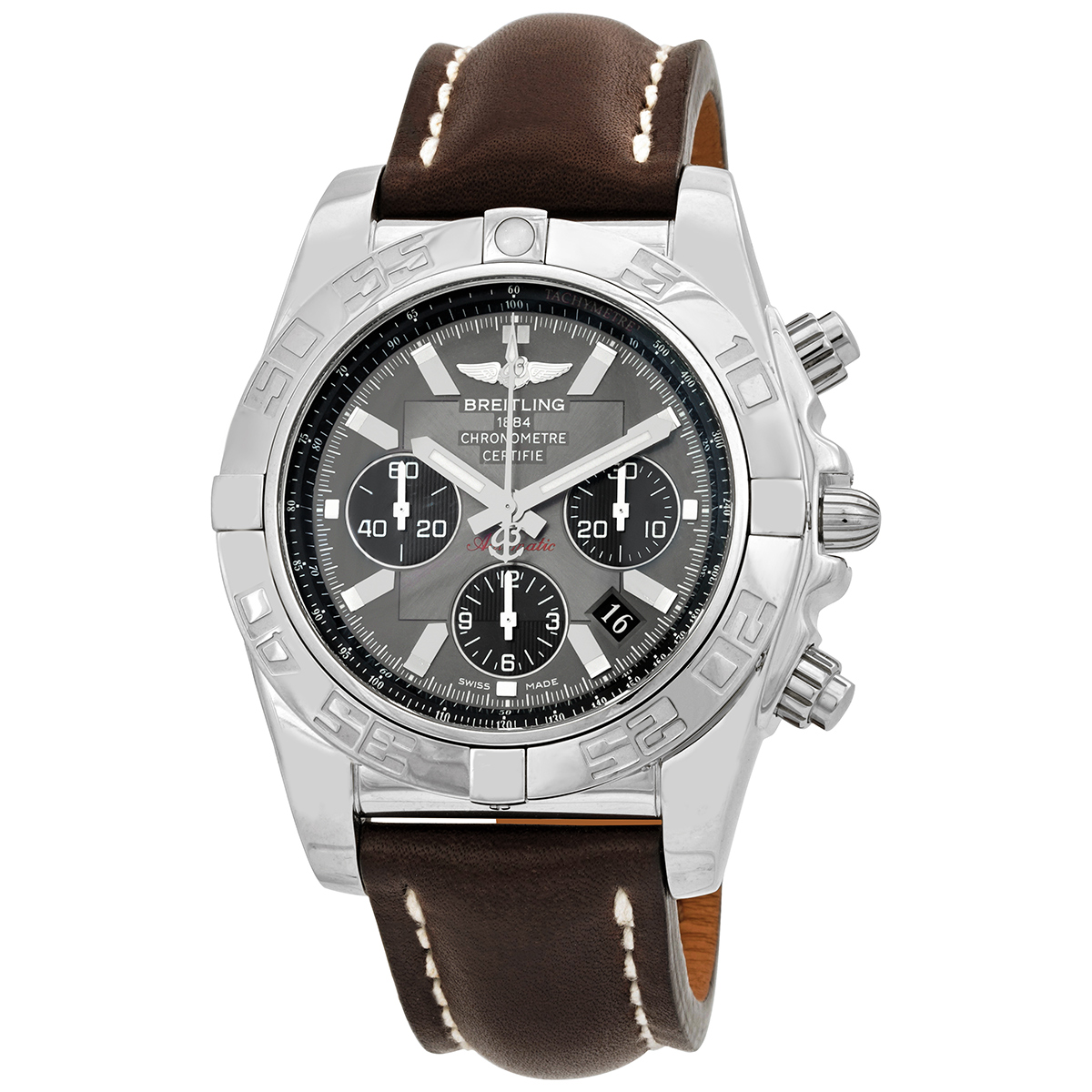 Breitling Chronomat 44 Chronograph Automatic Grey Dial Men's Watch AB011012/F546.131S.A20S.1
