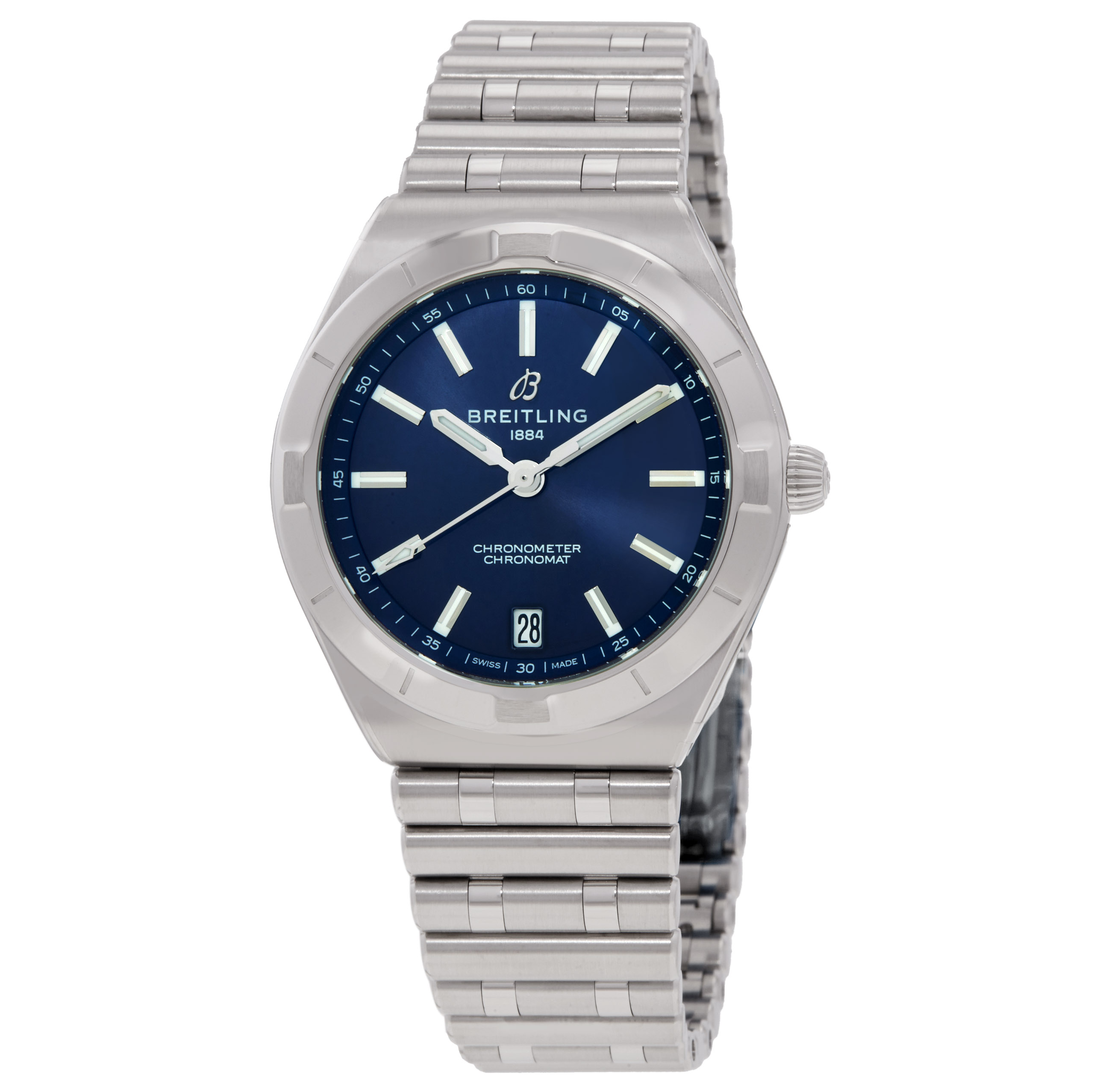 Breitling Chronomat Automatic Blue Dial Ladies Watch A10320101C1A1