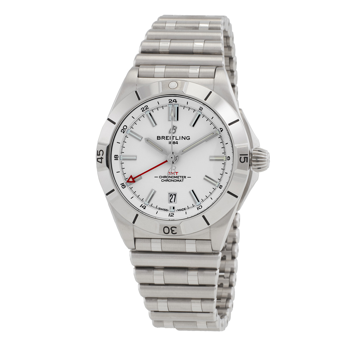 Breitling Chronomat Automatic Chronometer White Dial Men