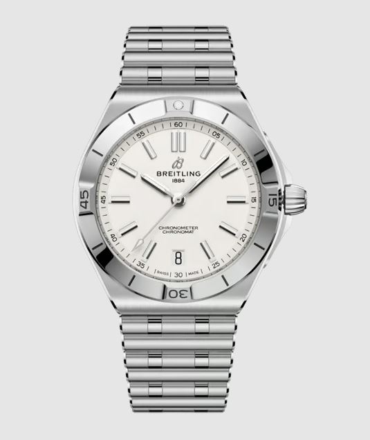 Chronomat Automatic Silver Dial Men's Watch