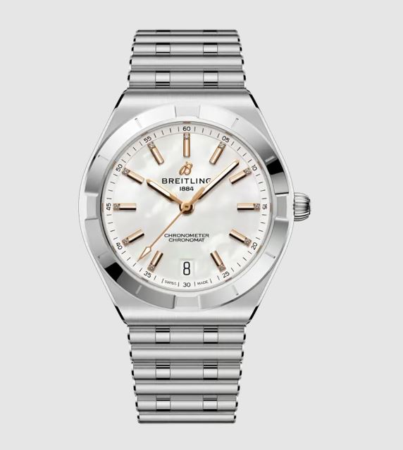 Chronomat Automatic White Dial Ladies Watch