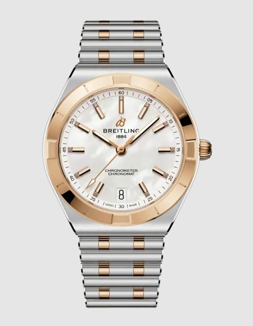 Chronomat Automatic White Dial Ladies Watch