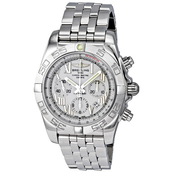 Breitling Chronomat B01 Antarctica White Chronograph Men's Watch AB011011-A690SS