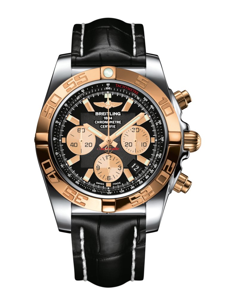Breitling Chronomat B01 Chronograph Automatic Black Dial Men's Watch CB0110121B1P2