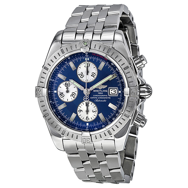 Breitling Chronomat Blue Dial Stainless Steel Men's Watch A1335611-C647SS