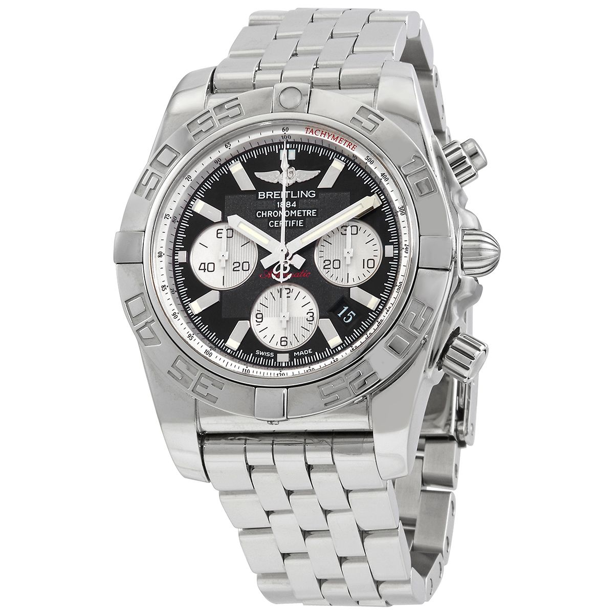 Breitling Chronomat Chronograph Automatic Black Dial Men's Watch AB011012/B956BKCT