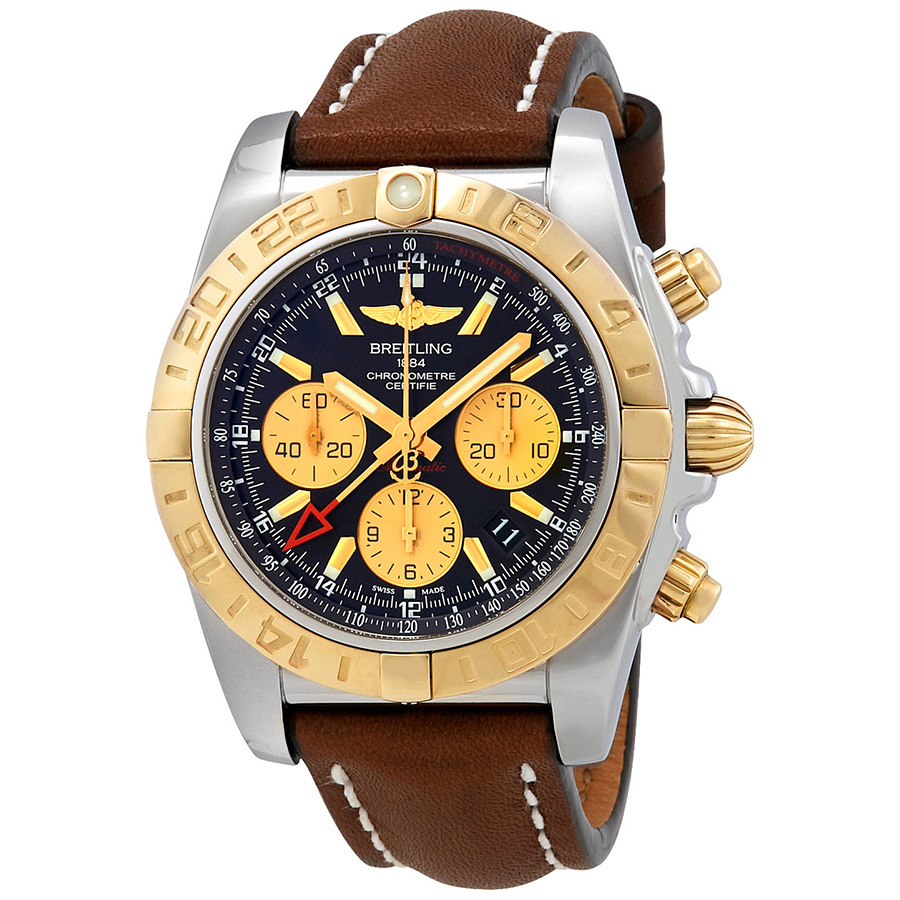 Breitling Chronomat Chronograph Automatic Black Dial Men's Watch CB042012/BB86-437X