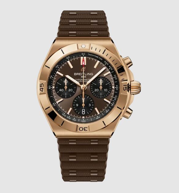 Chronomat Chronograph Automatic Chronometer Brown Dial Men's Watch