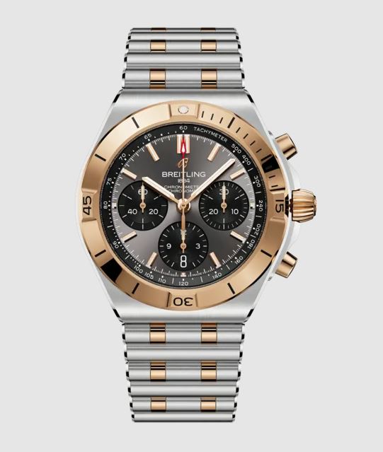 Breitling Chronomat Chronograph Automatic Chronometer Grey Dial