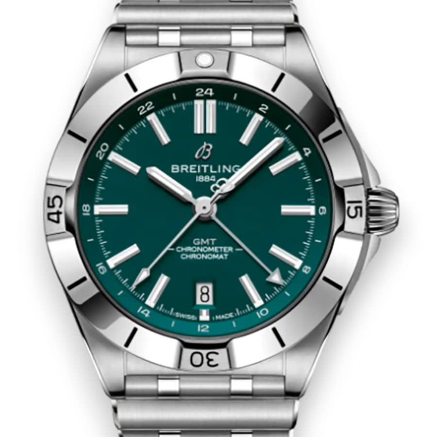 Chronomat GMT Automatic Chronometer Green Dial Men's Watch