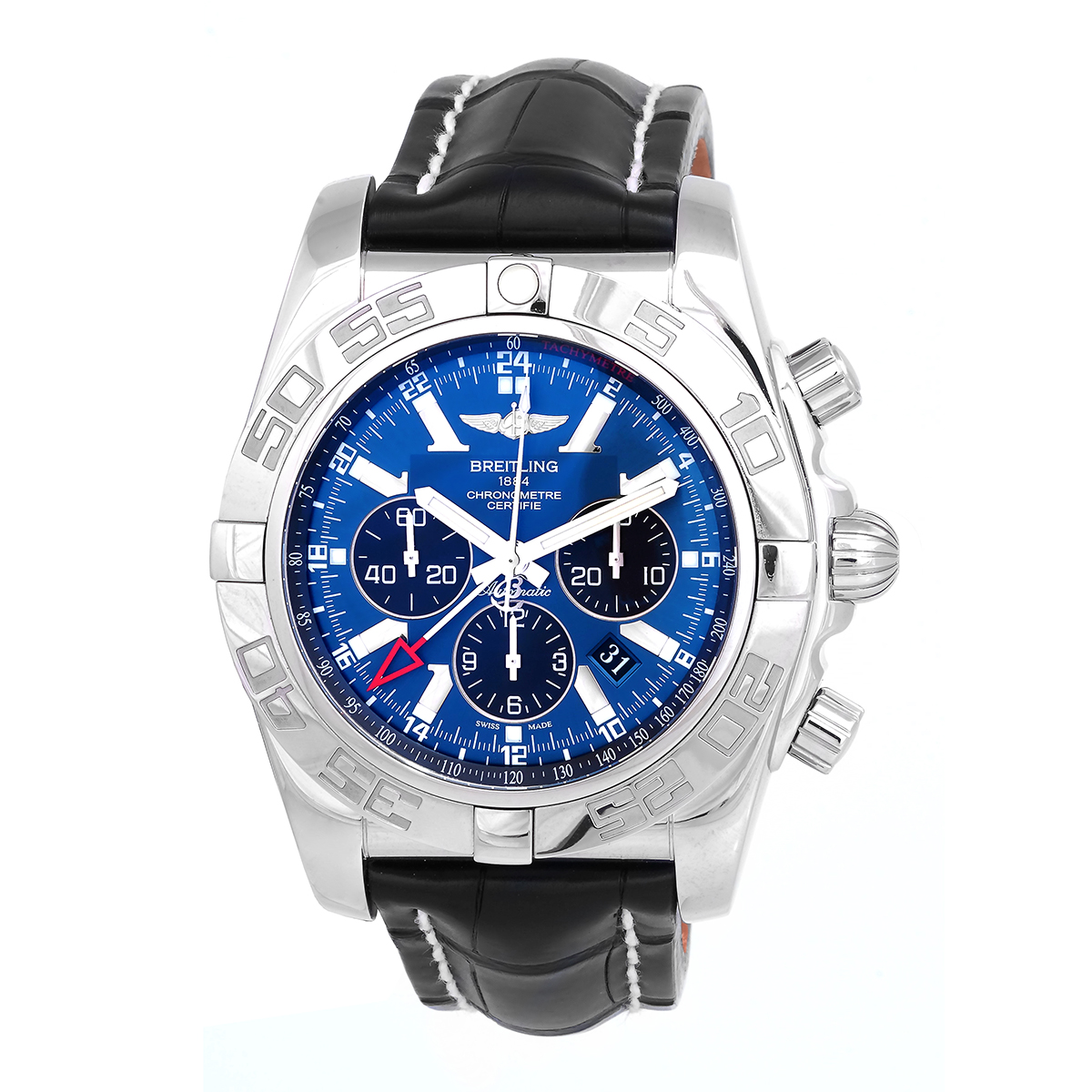Breitling Chronomat GMT Blue Dial Stainless Steel Men's Watch AB041012/C835BKCD