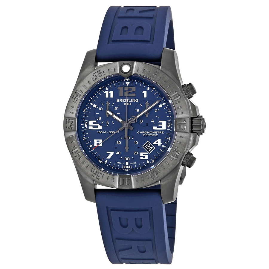 Breitling Chronospace Night Mission Chronograph Blue Dial Men's Watch V7333010/C939-157S