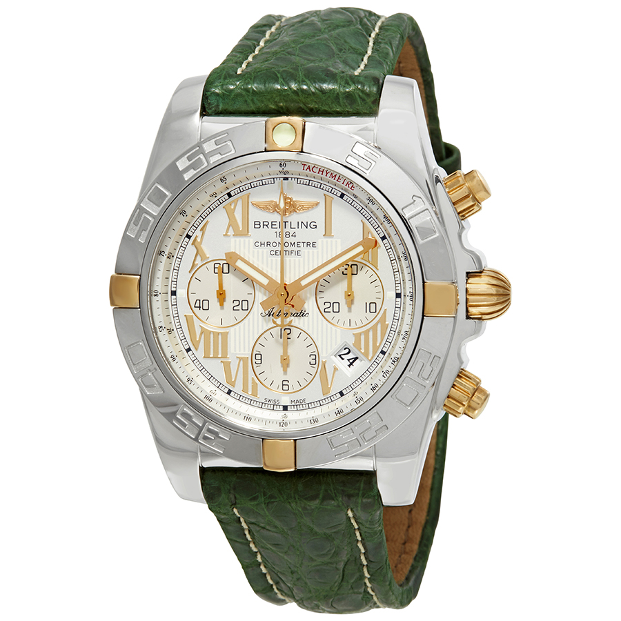 Breitling Chroomat 44 Automatic Silver Dial Men's Watch IB011012/G677