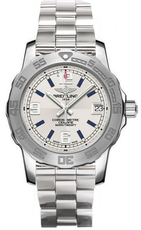 Breitling Colt 33 Silver Dial Ladies Watch A7738711-G762SS