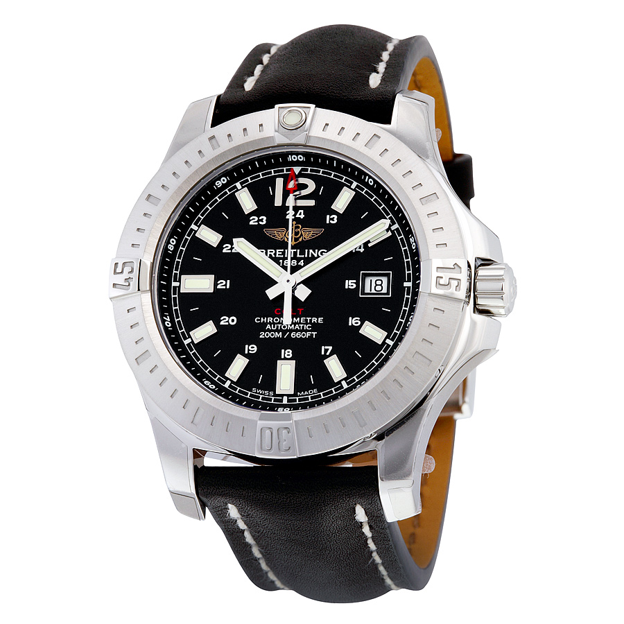 Breitling Colt 44 Automatic Black Dial Men's Watch A1738811-BD44BKLT