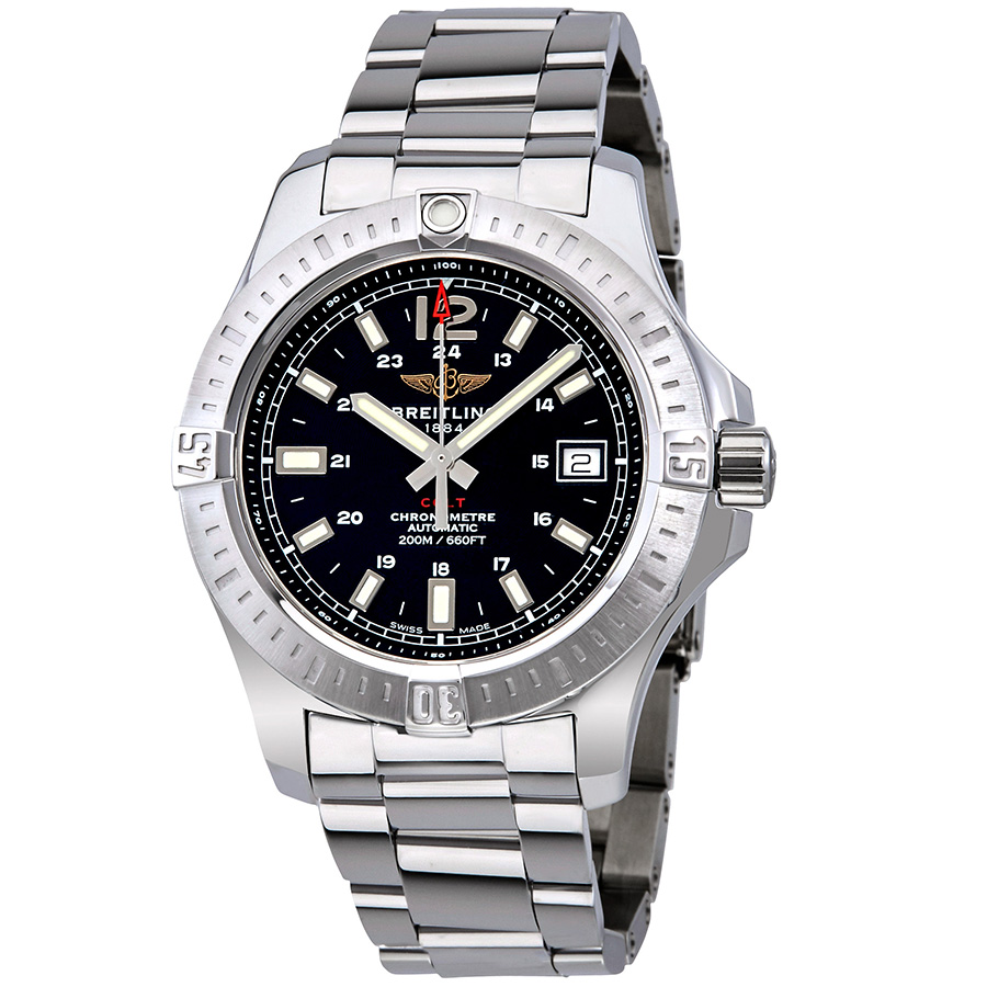 Breitling Colt Automatic Black Dial Men's Watch A1731311/BE90-182A